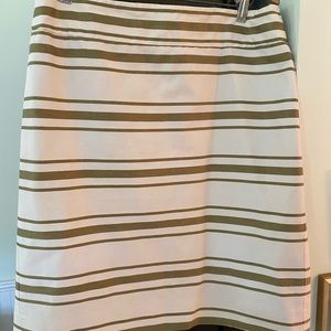 Size 6 J.Crew striped skirt-20”
